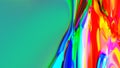 Abstract green background with futuristic multicolored elements for website, banner, cover, poster