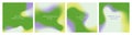 Abstract Green Background with Gradient. Fluid Poster Graphic in Spring Colors. Vector Modern Texture with Gradation and