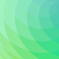 Abstract green background, spiral intersecting waves colored in different shades of green. Vector illustration. Ecology concept Royalty Free Stock Photo