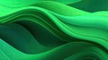 Abstract Green Background With Wavy Lines Royalty Free Stock Photo