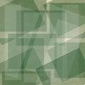Abstract green background white striped pattern and blocks in diagonal lines with vintage green texture Royalty Free Stock Photo