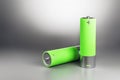 Abstract green battery