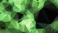 Abstract Green and Black Polygonal Triangular Background Vector Illustration Royalty Free Stock Photo