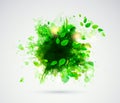 Abstract green