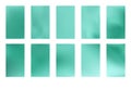 Abstract green and blue blurred gradient background with light. Nature backdrop. Vector illustration. Ecology concept for your Royalty Free Stock Photo