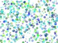 Abstract green blue circles illustration background Royalty Free Stock Photo