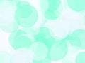 Abstract green blue circles with white background Royalty Free Stock Photo