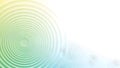 Abstract Green Blue Gradient Concentric Circles Background Royalty Free Stock Photo
