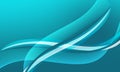 abstract green blue turquoise curve wave lines background Royalty Free Stock Photo