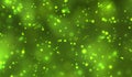 Abstract green bright bokeh Space background Magic concept Light effect Royalty Free Stock Photo