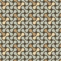 Abstract Green And Brown Dumbbell Pattern Background