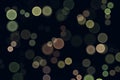 Abstract green bubbles. Festive soft background with colored circles Royalty Free Stock Photo