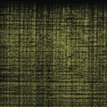 Abstract green burlap fabric background.