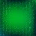abstract green color binary code fall background, programming element backdrop vector illustration