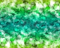 Abstract green color bokeh wallpaper