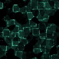 Abstract green crystal cubes background Royalty Free Stock Photo