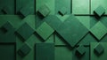 Abstract green cubes composition Royalty Free Stock Photo