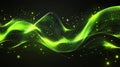 The abstract green digital binary code matrix texture background encapsulates the notions of technology, computers Royalty Free Stock Photo