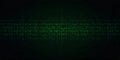 Abstract Green Digital Code Background Data Stream Binary Code Technology Cybersecurity Network Royalty Free Stock Photo