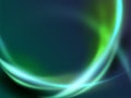 Abstract green dynamic wave light energy curve modern futuristic technology.