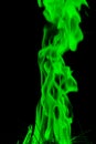 Abstract green Fire flames Royalty Free Stock Photo