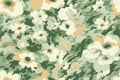 Abstract green floral camouflage. Seamless pattern.Modern animal skin pattern with flower shapes . Creative contemporary floral