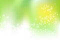 Abstract green floral spring background