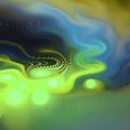 Abstract green fractal swirls Royalty Free Stock Photo