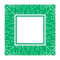 Abstract green frame Royalty Free Stock Photo