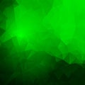 Abstract green frame with triangles Royalty Free Stock Photo