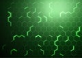 Abstract Green Futuristic Hexagonal Background