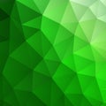 Abstract green geometric polygon background. vector illustrator. eps 10 Royalty Free Stock Photo