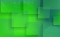 Abstract green geometry modern background design