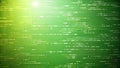 Abstract Green Gradient with Code Snippets and Text Labels generative AI