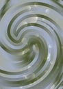 Abstract Green and Grey Twirl Background Graphic Royalty Free Stock Photo