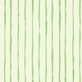 Abstract green hand drawn pinstripes seamless pattern. Royalty Free Stock Photo
