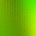 Abstract green hexagons background. Texture text. Header design. Square shape picture. Educational presentation screen.