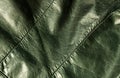 Abstract green leather texture Royalty Free Stock Photo