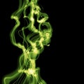 Abstract green light