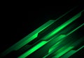 Abstract green light line futuristic on black design modern futuristic vector background