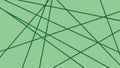 Abstract green line pattern, modern geometric design, vector design Generative AI Royalty Free Stock Photo