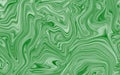 Abstract Green Liquid Marble Swirl texture Background