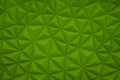 Abstract green low poly background with copy space 3d render