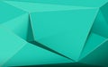 Abstract green luxury polygons 3d background