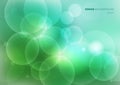 Abstract green nature blurred beautiful background with bokeh lights. Light natural backdrop blur Royalty Free Stock Photo