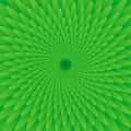 Abstract green optical illusion, creative vector background