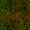 Abstract green and orange painted pattern mixed spots, blots, splashes and smudges Royalty Free Stock Photo