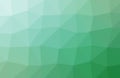 Abstract Green polygon geometric background. Low Poly Style, Business Design Templates. Vector and illustration Royalty Free Stock Photo