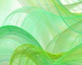 Abstract green silk background
