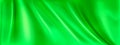 Abstract green silk wave texture vector background